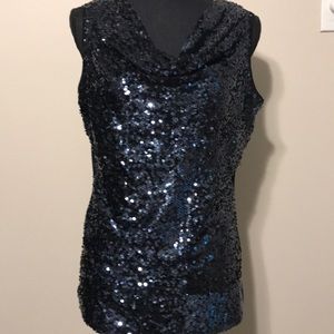 Calvin Klein Sleeveless Top with Sequins